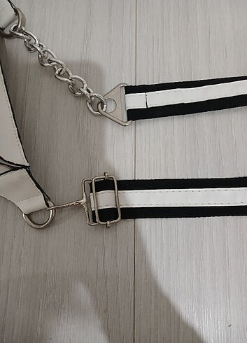 Beyaz kullanışlı çanta - Görsel 3