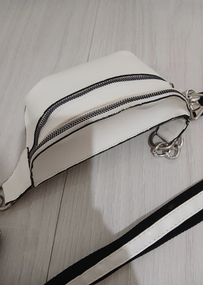 Beyaz kullanışlı çanta - Görsel 2