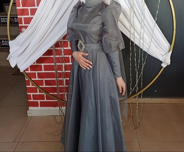 Şifon tül elbise