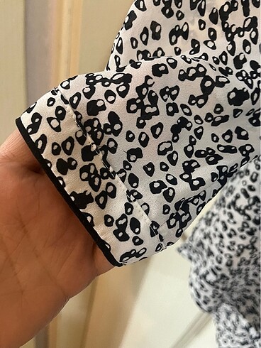 s Beden H&M leopar gömlek