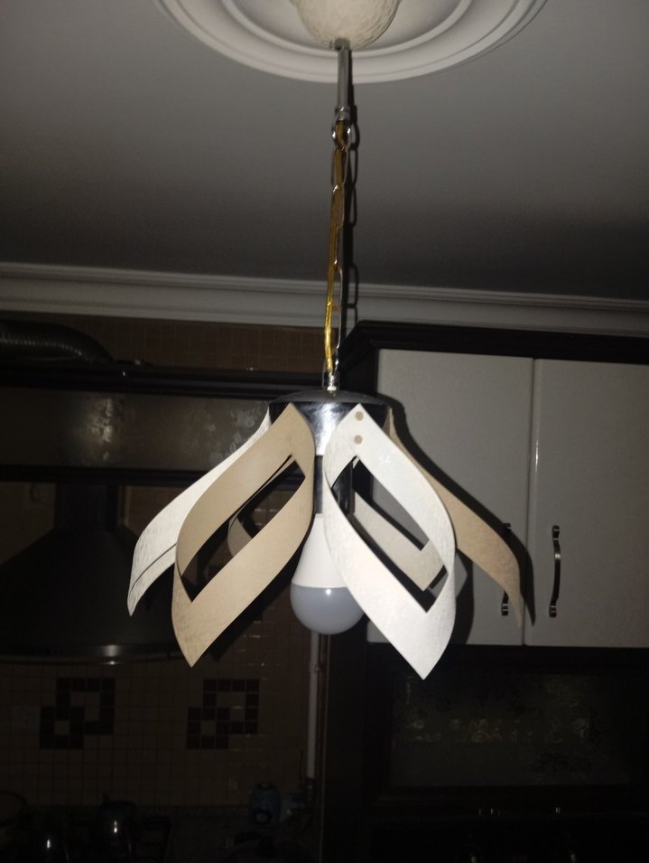 Bej Modern Sarkıt Lamba - Görsel 2