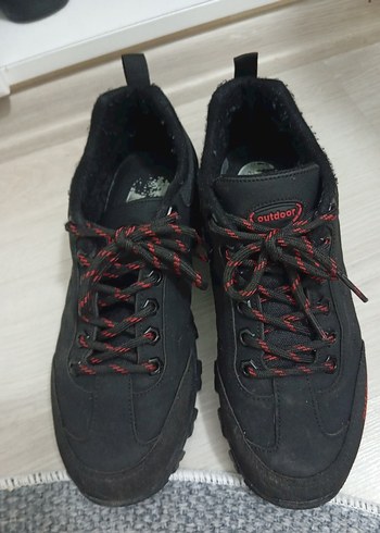 Siyah Outdoor Erkek Spor Ayakkabı Velcro - Görsel 2