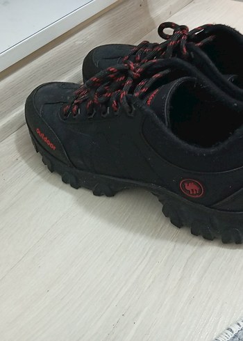 Siyah Outdoor Erkek Spor Ayakkabı Velcro - Görsel 4