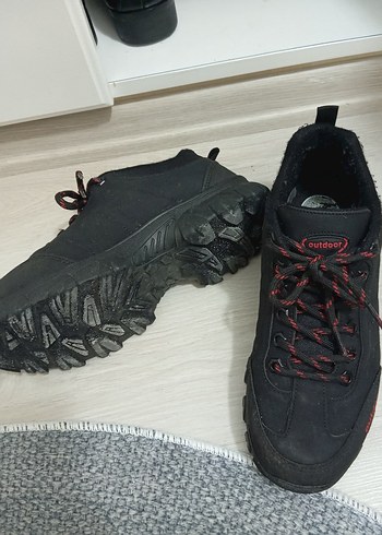 Siyah Outdoor Erkek Spor Ayakkabı Velcro - Görsel 3