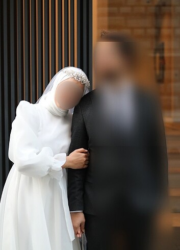38 Beden beyaz Renk Nikah elbisesi, Abiye