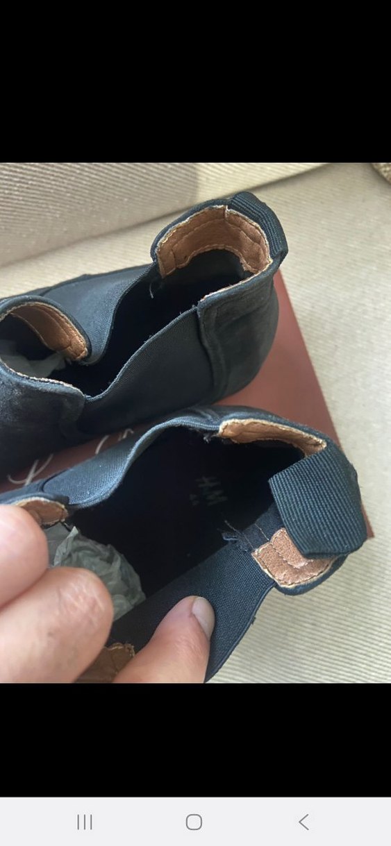 H&M Siyah Süet Erkek Bot - Görsel 2