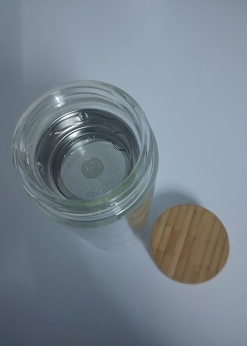 Çift Katlı Cam Matara 400ml - Görsel 4