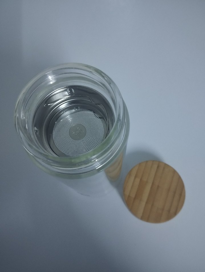 Çift Katlı Cam Matara 400ml - Görsel 4