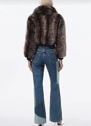 Mango Manggo patchwork jean