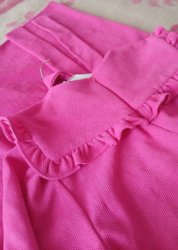 Pembe Kemerli Mini Kadın Takım - Görsel 8