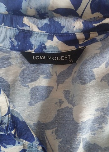 Mavi Bağlamalı Uzun Kollu Elbise - Görsel 8