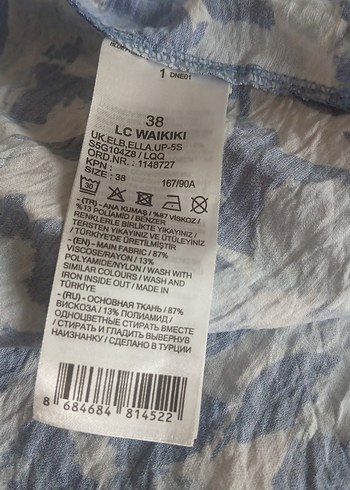 Mavi Bağlamalı Uzun Kollu Elbise - Görsel 9