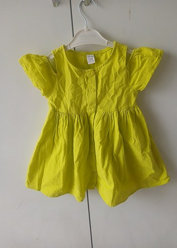 Mavi Dantelli Kız Çocuk Elbisesi - Görsel 3