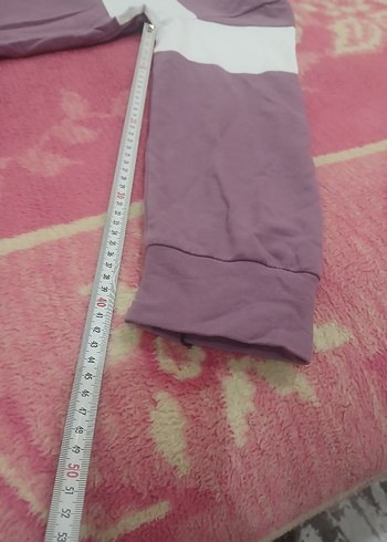 Mor Renkli Fermuarlı Kadın Eşofman Takımı - Görsel 4