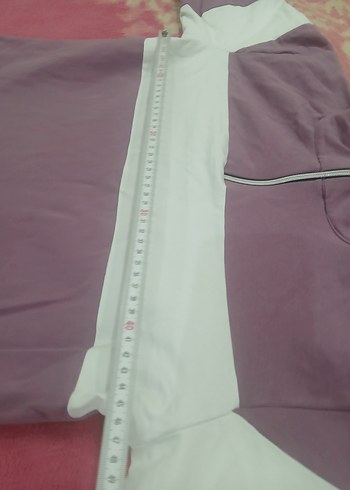 Mor Renkli Fermuarlı Kadın Eşofman Takımı - Görsel 3