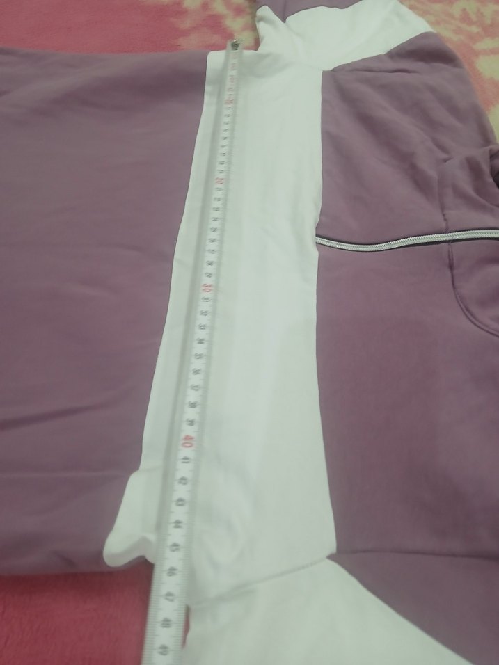 Mor Renkli Fermuarlı Kadın Eşofman Takımı - Görsel 3