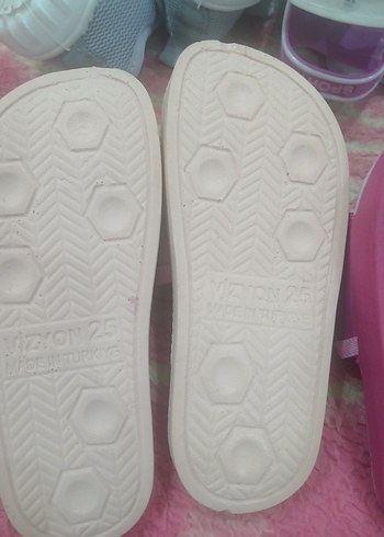 Kız Çocuk Renkli Velcro Bantlı Terlik ve Sandalet - Görsel 3