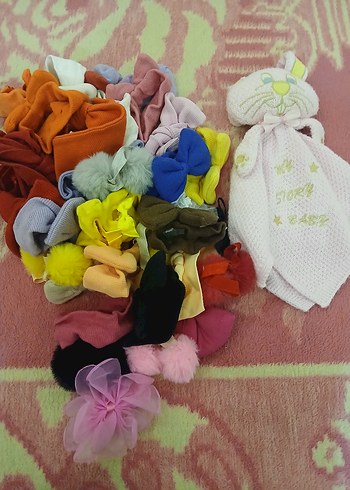 kız bebek bandana çorap ve uyku arkadaşım - Görsel 12