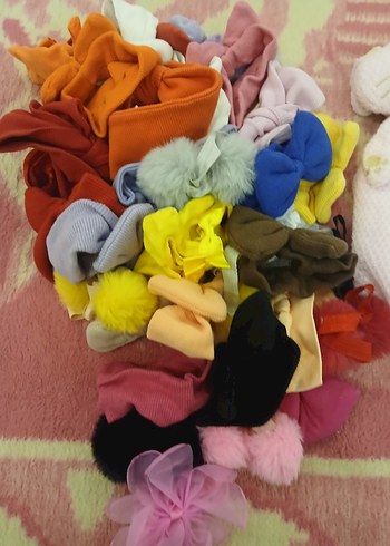 kız bebek bandana çorap ve uyku arkadaşım - Görsel 2