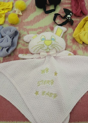 kız bebek bandana çorap ve uyku arkadaşım - Görsel 6