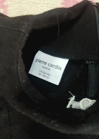 Pierre Cardin Kız Siyah Ekoseli Uzun Kollu Elbise - Görsel 5