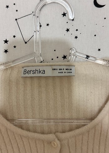 Bershka Bej Örgü Kadın Hırka, Uzun Kollu, İnce Fit