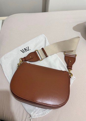 Zara Kahverengi Deri Kadın Çanta