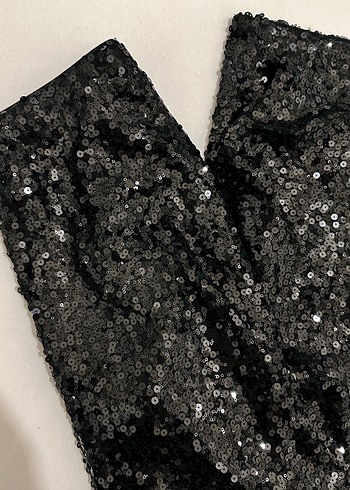 Calzedonia Kadın Siyah Payetli Pantolon