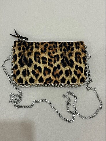 leopar zara çanta