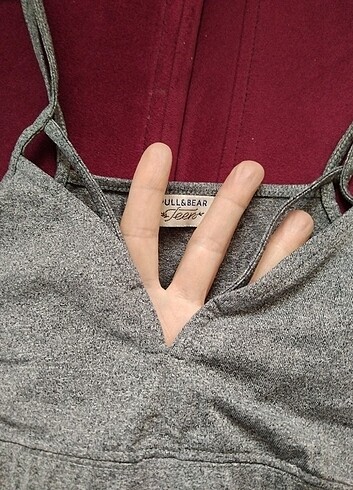 26 Beden gri Renk Pull bear bustiyer