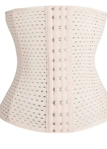 Bej Fitted Lohusa Korsesi Midi Boy - Görsel 2