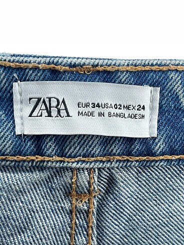 34 Beden çeşitli Renk Zara Mini Şort %70 İndirimli.