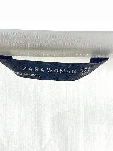 m Beden beyaz Renk Zara Bluz %70 İndirimli.