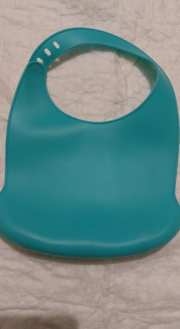 Turkuaz Bebek Mama Önlüğü - Görsel 2