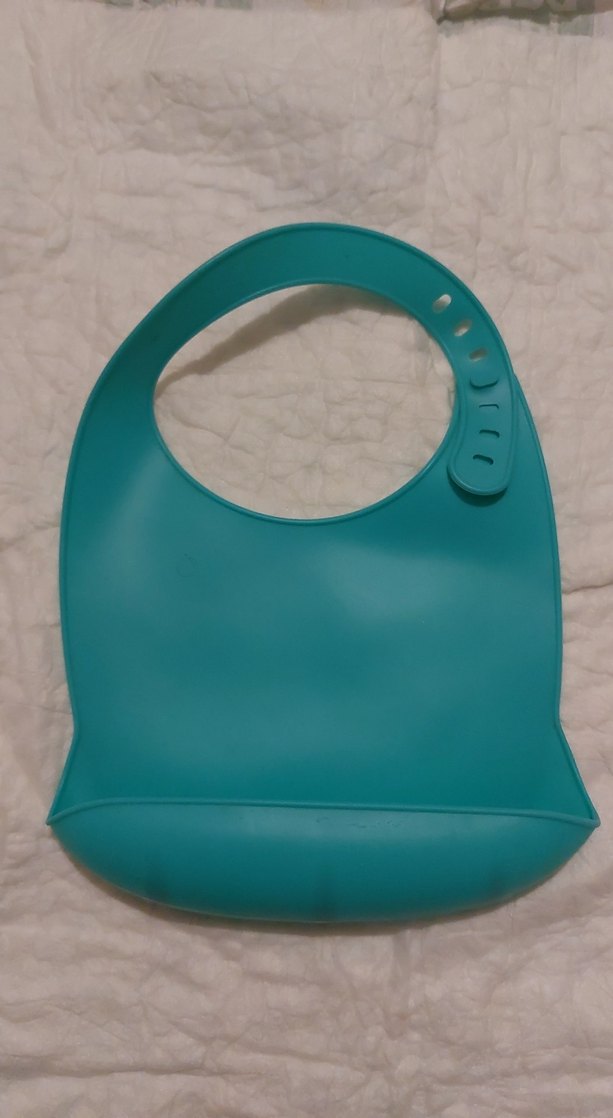 Turkuaz Bebek Mama Önlüğü - Görsel 2