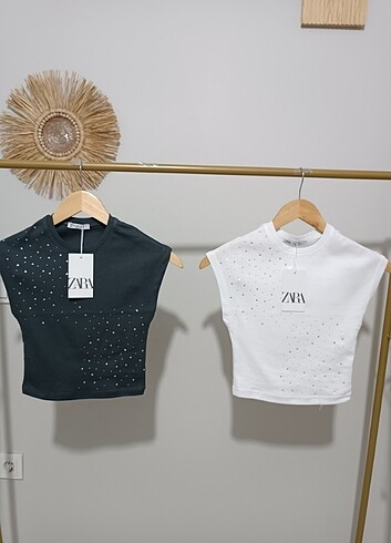 Zara Zara taşlı bluz SML bedenleriyle 