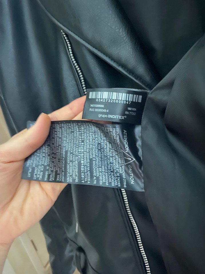 ZARA ERKEK DERİ CEKET - Görsel 3