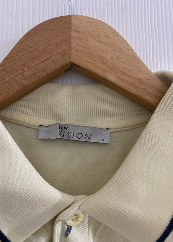 Sarı Baskılı Kısa Kollu Polo Tişört - Görsel 3