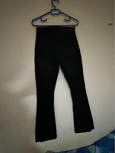 s Beden lacivert Renk AEROPOSTALE ispanyol paça kot pantalon likralı