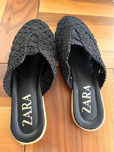 38 Beden Günlük Zara keten terlik