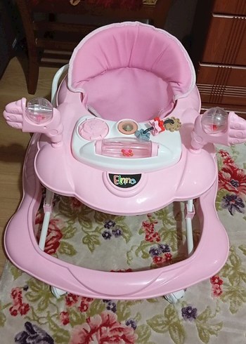Pembe Bebek Yürüteci Oyuncaklı
