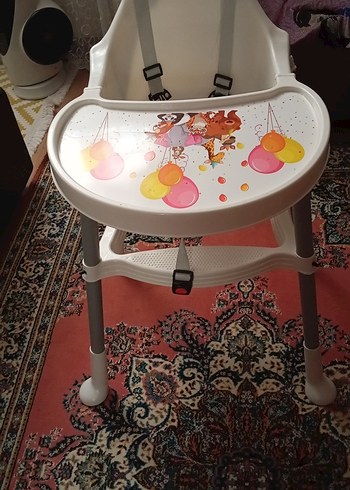 Beyaz Çocuk Mama Sandalyesi