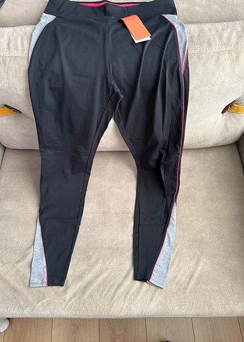 40 Beden gri Renk M&S Spor Tayt