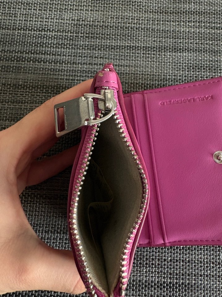Karl Lagerfeld Pembe Cüzdan - Görsel 4