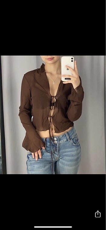 m Beden H&M Şifon Bluz