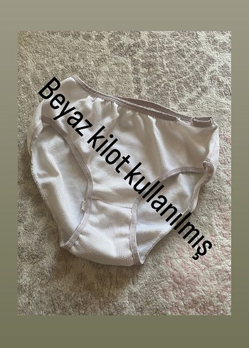 Beyaz Mini Kadın Külot