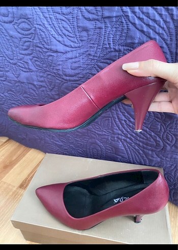 Mor Kadın Stiletto Topuklu Ayakkabı - Görsel 4