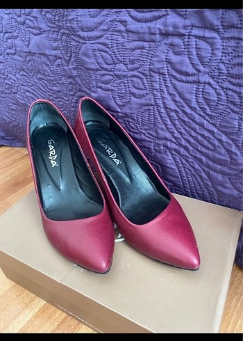 Mor Kadın Stiletto Topuklu Ayakkabı - Görsel 2