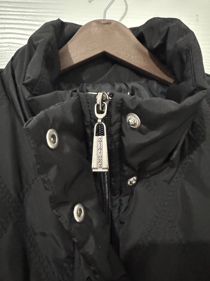 Sitare Kadın Siyah Mont Yelek - Görsel 2