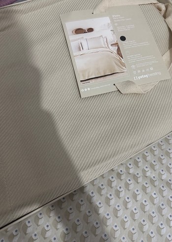 Yataş Tek Kişilik Bambu Pike Takımı-Ekru - Görsel 4